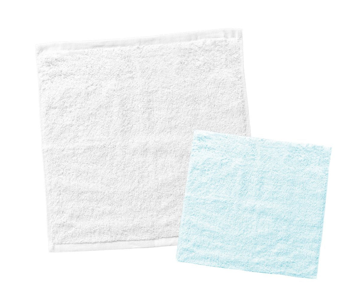 Bufandas blancas y azules de Bonbon Twist