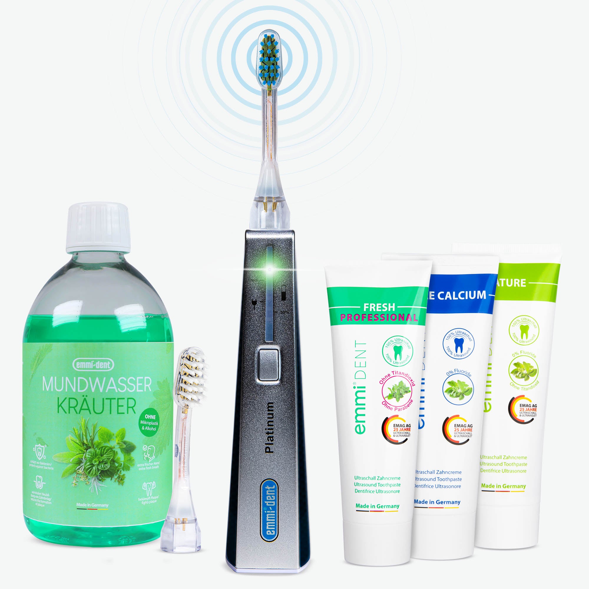 Ultrasonic toothbrush Platinum Nature Set