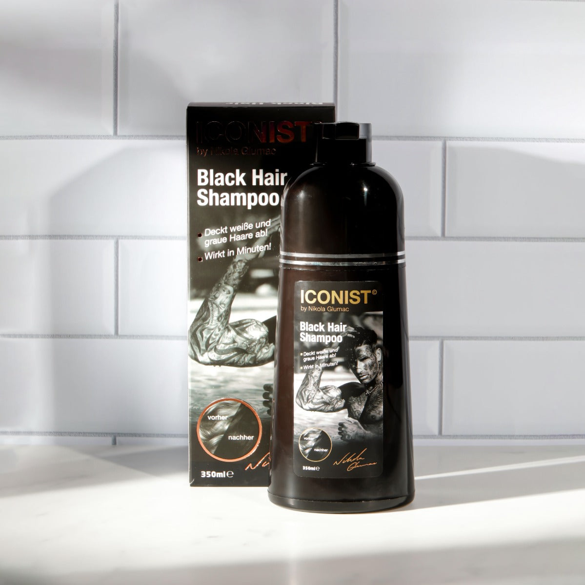 ICONIST Black Hair Shampoo by Nikola Glumac
