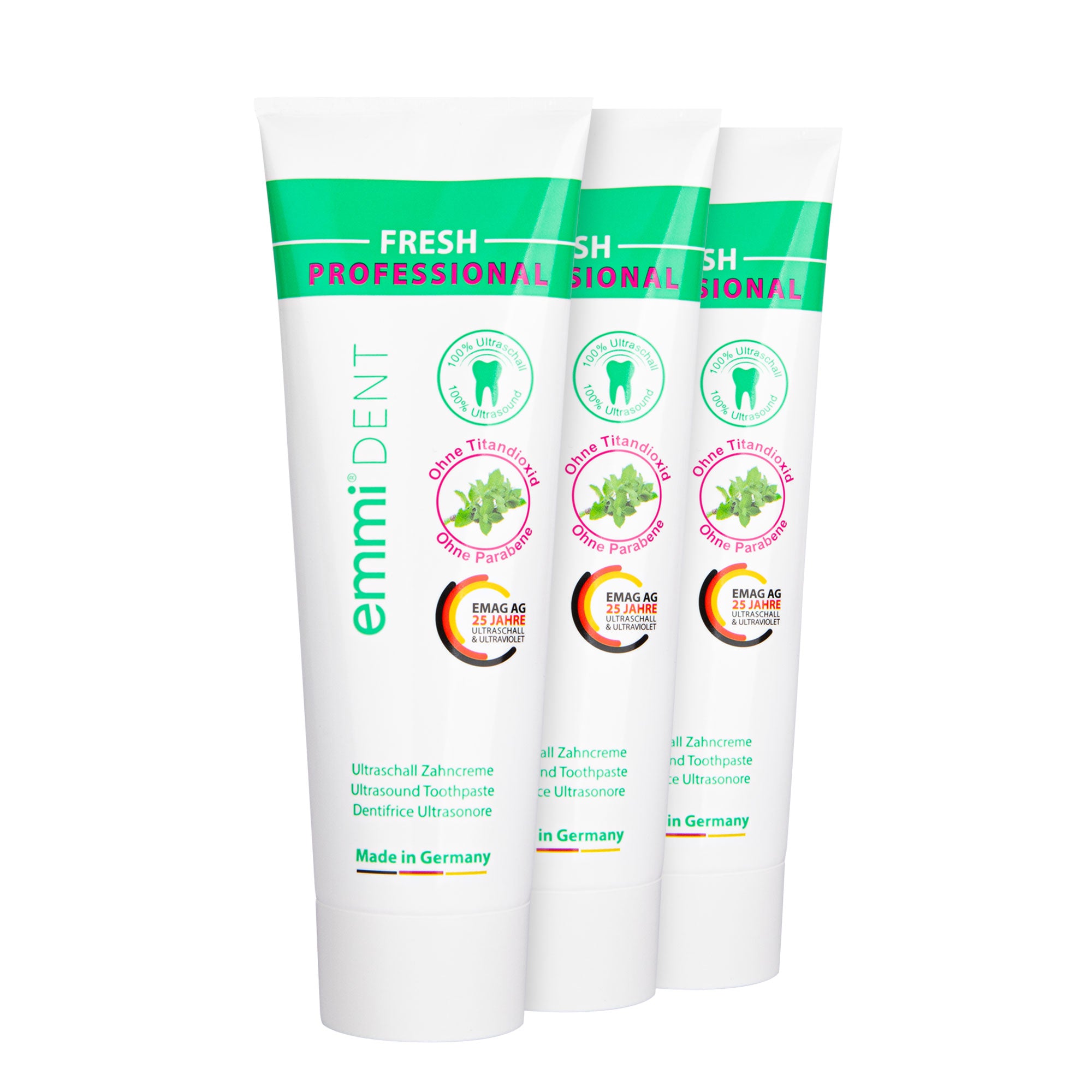 Fresh toothpaste without titanium dioxide 