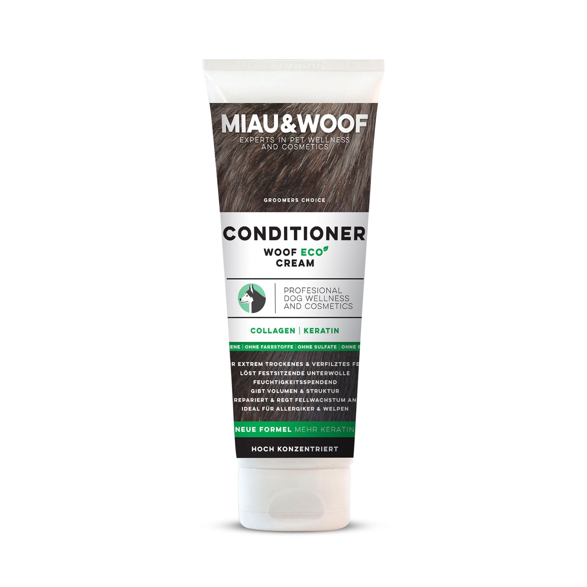 Tube de revitalisant crème écologique WOOF 250 ml