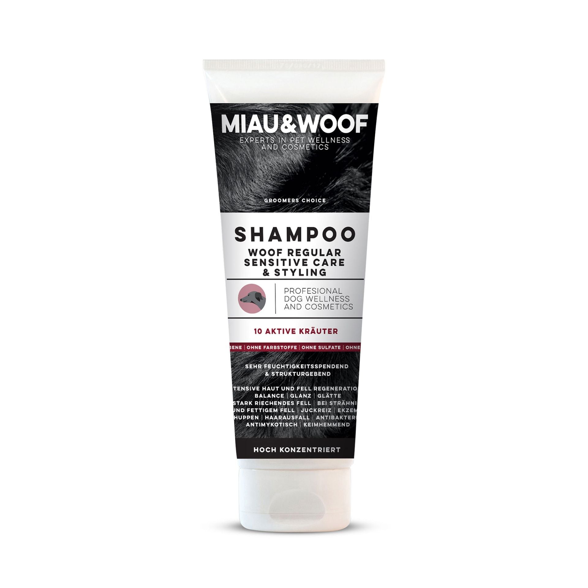 WOOF Regular Sensitive Care &amp; Styling Care Tubo da 250 ml