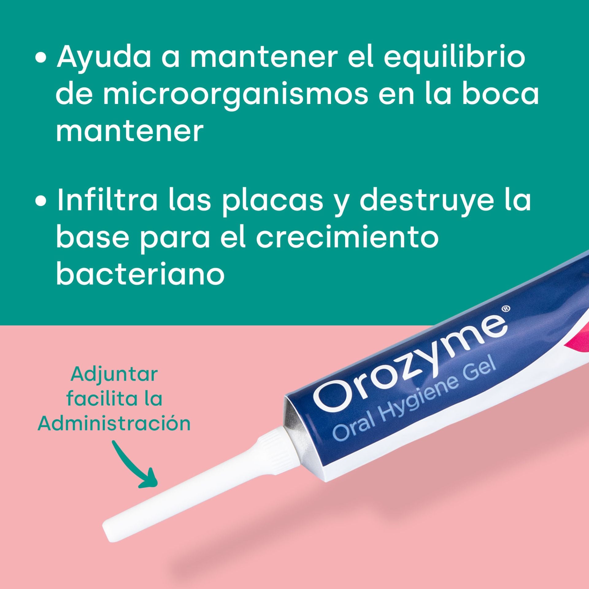 Gel dental Orozyme para perros y gatos