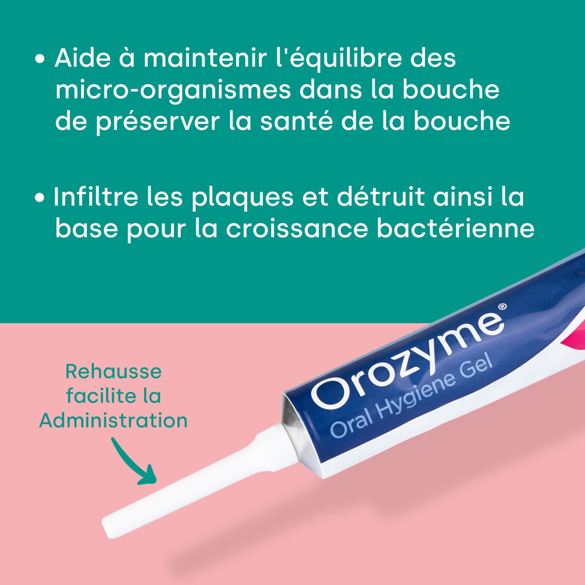 Gel de soin dentaire Orozyme pour chiens et chats