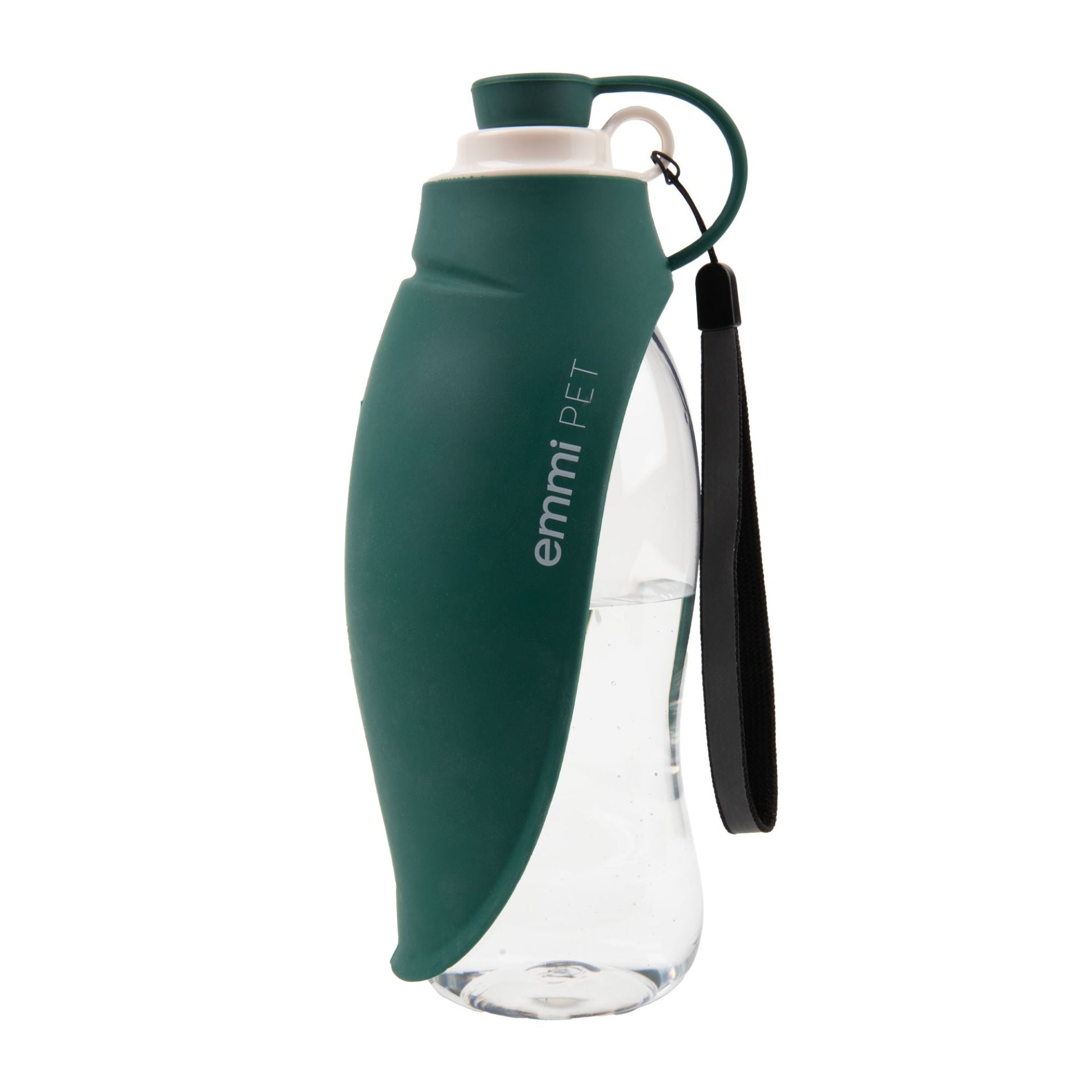 dog drinking bottle