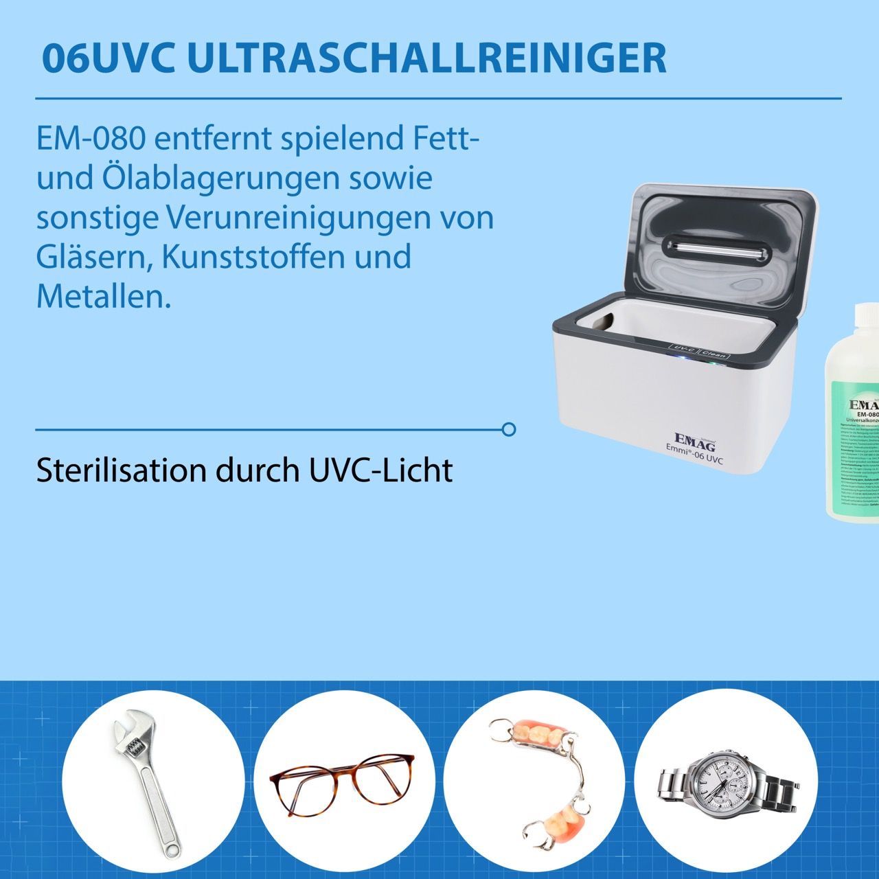 06 UV-C Ultraschallreiniger