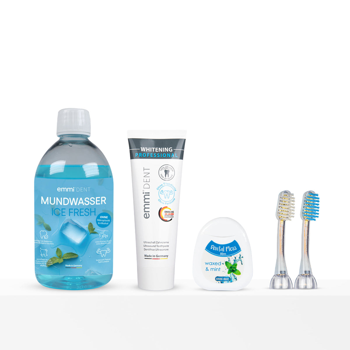 White Teeth Refill Set Ultrasonic Toothbrush Slim