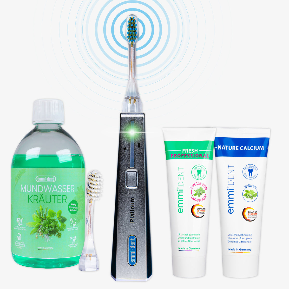 Coffret brosse à dents à ultrasons Platinum Nature