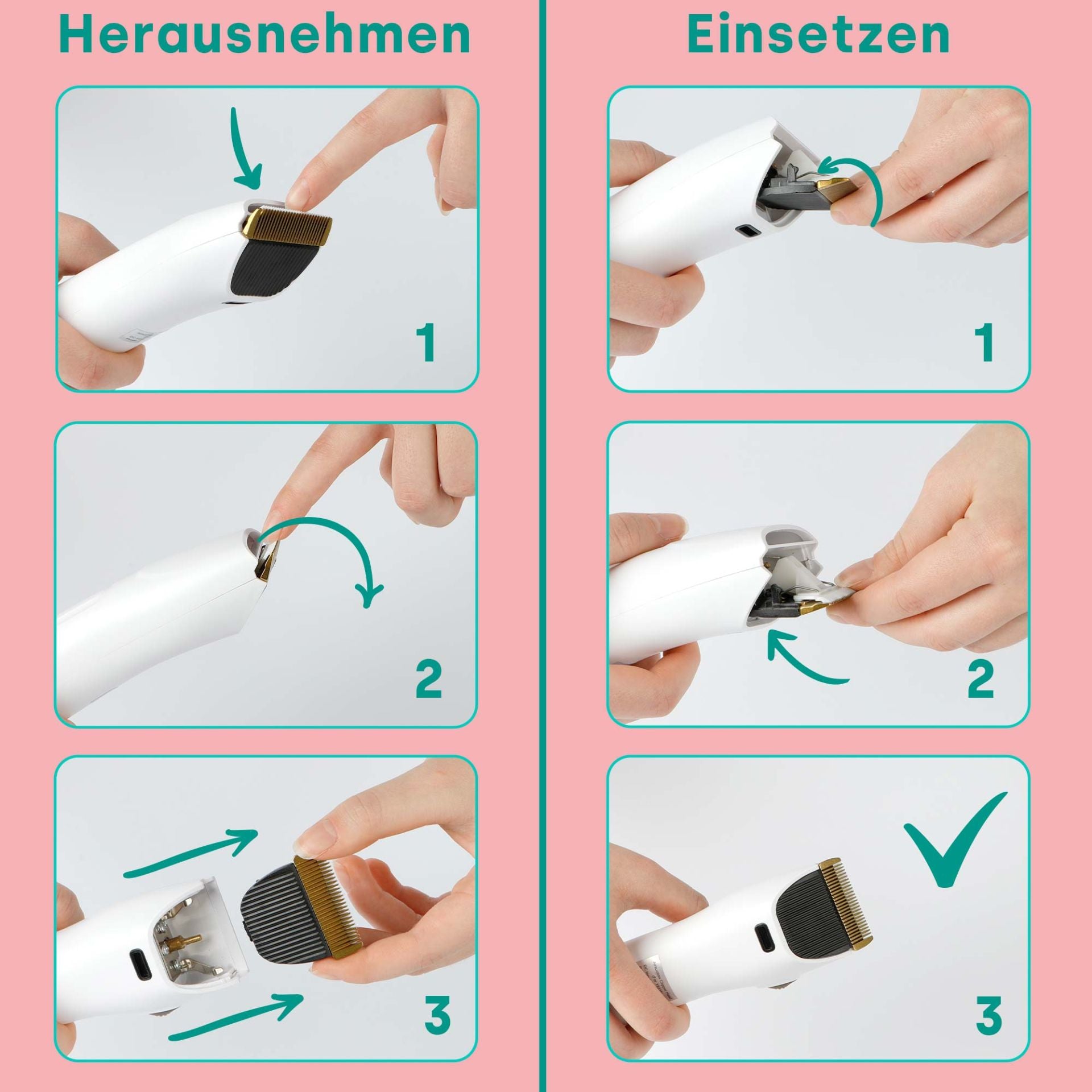 Replacement Shear Blade Grooming Kit Home 