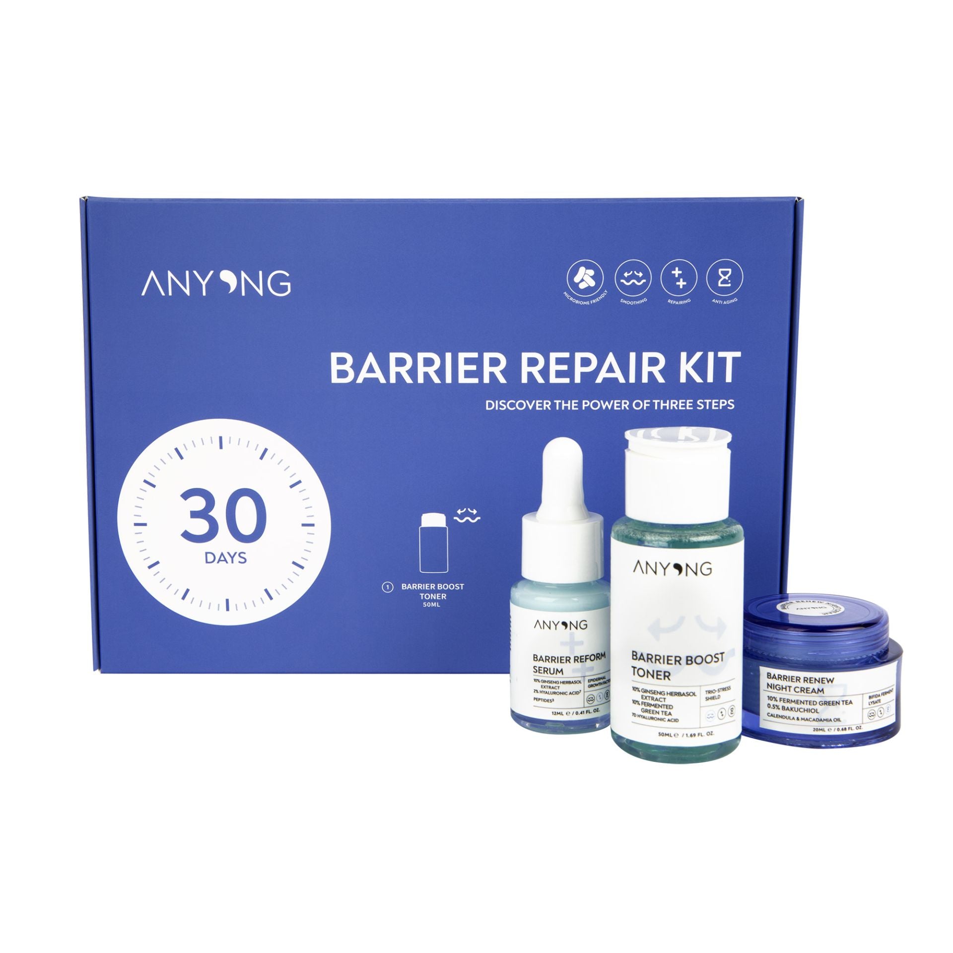 Facial Serum Set BARRIER REPAIR KIT 30 Days 