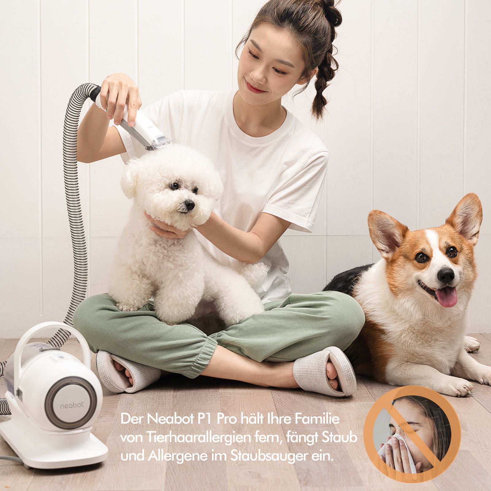 Neakasa dog clipper with pet hair vacuum cleaner