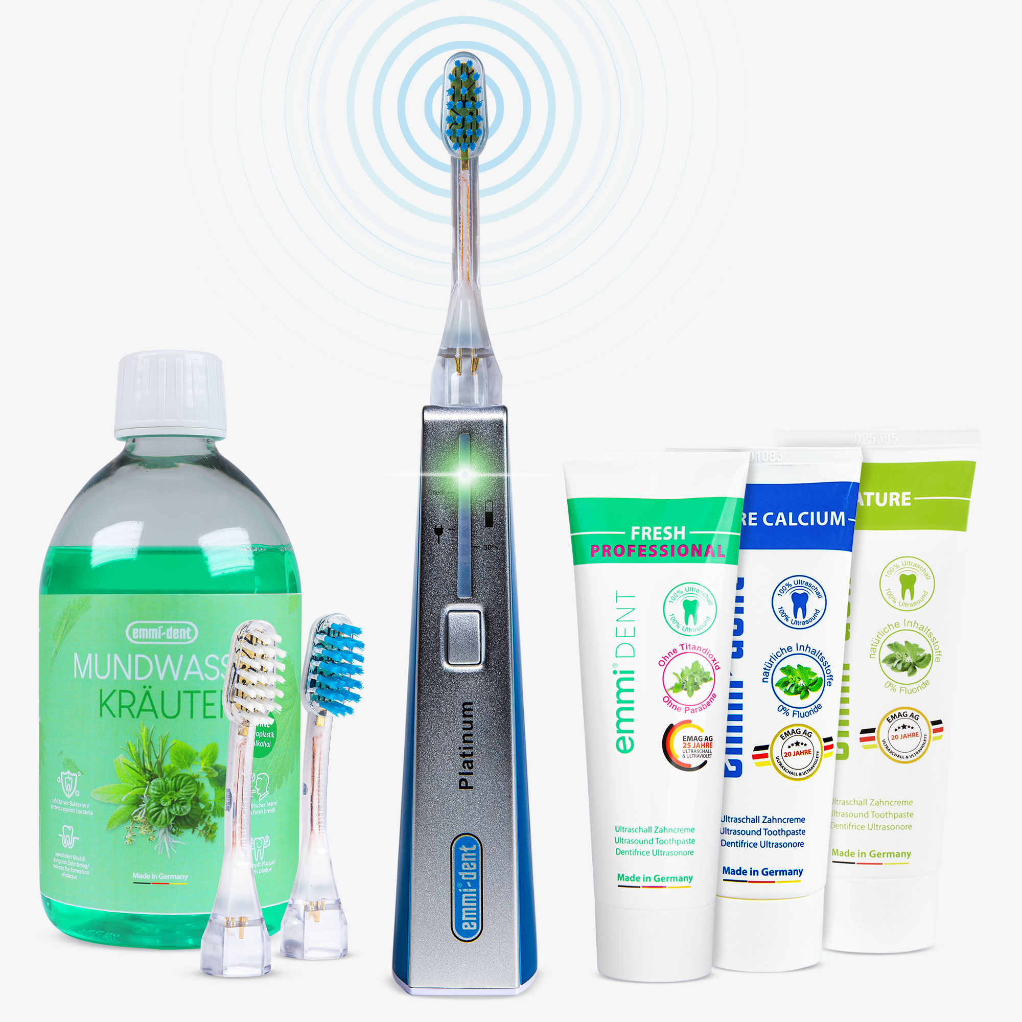 Ultrasonic Toothbrush Platinum Nature Set