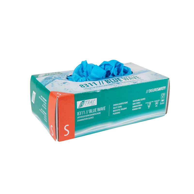 Nitrile Gloves Blue Wave